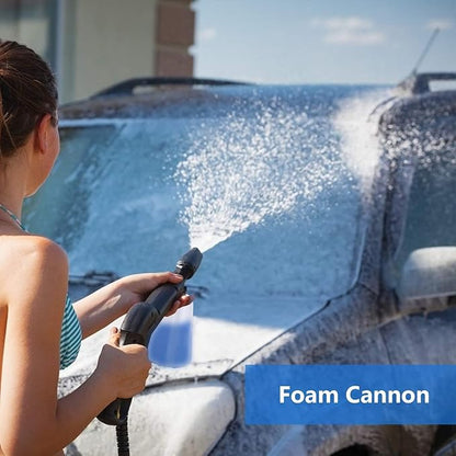 5000PSI Pressure Cleaner 2025 2.8GPM High Power Cleaner with 4 Pressure Nozzle and Soap Bottle for Home, Car Washing, Fence Cleaning, Patio (Navy Blue)