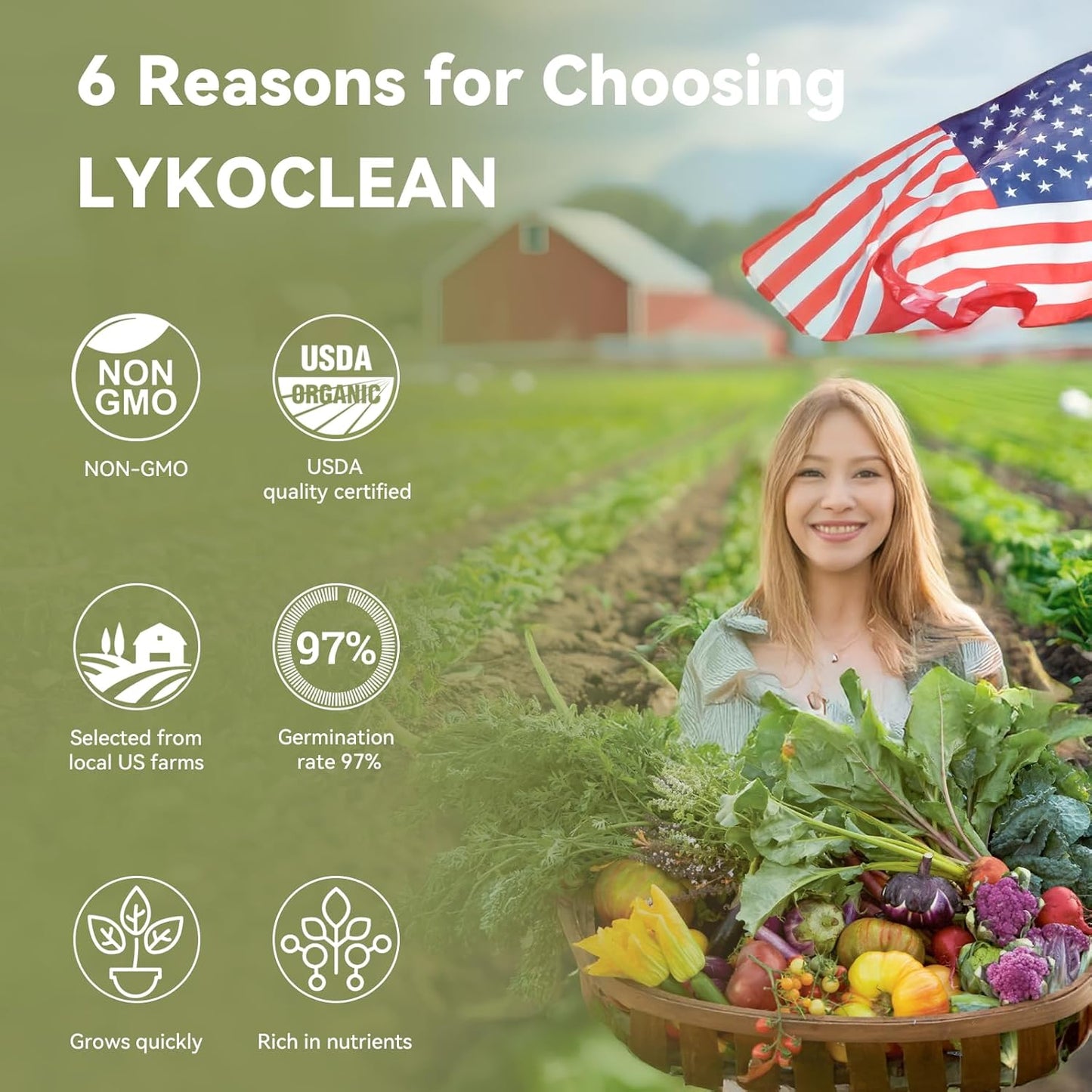 LYKOCLEAN Herb Seed Pods for Ahopegarden, iDOO MUFGA Hydroponics Growing System Indoor Gardening, 400+ Seeds, Basil, Cilantro, Dill, Parsley, Mint, Shiso, Liquorice(18-Pods)