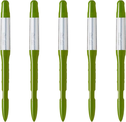 Sustee Aquameter, Set of 5, Plant Soil Moisture Sensor (Green, Small)