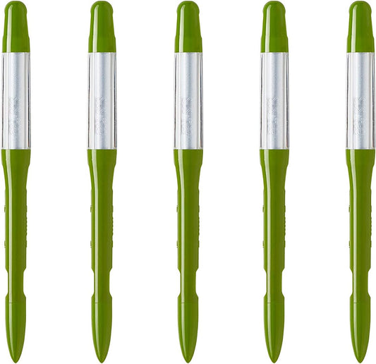 Sustee Aquameter, Set of 5, Plant Soil Moisture Sensor (Green, Small)