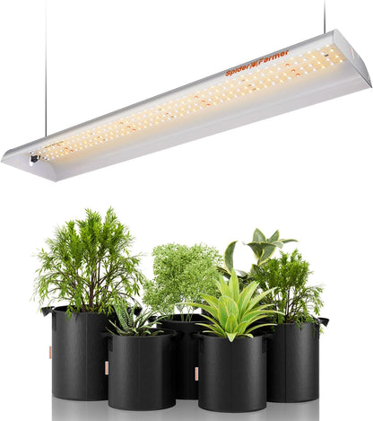 Spider Farmer SF300 LED Grow Lights Sunlike Full Spectrum Plant Grow Light for Indoor Plants Hydroponics Seeding Veg Flower Energy Saving & High Efficiency Growing Lamp 192 Diodes