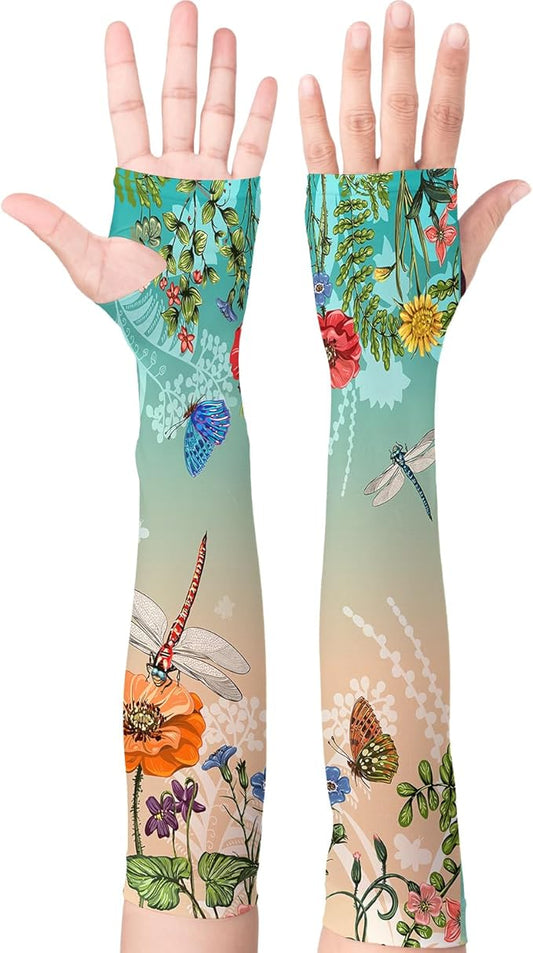 Gardening Sleeves for Women Farm Sun Protection Thorn Proof Cooling Arm Sleeves to Cover Arms for Garden Sports