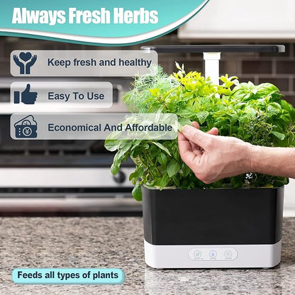 124 pcs Seed Pod Kit for Aerogarden, Grow Anything Kit for Indoor Hydroponics Garden, Hydroponics Supplies with 50 Grow Sponges, 50 Pod Labels, 12 Baskets, 12 Planting Domes