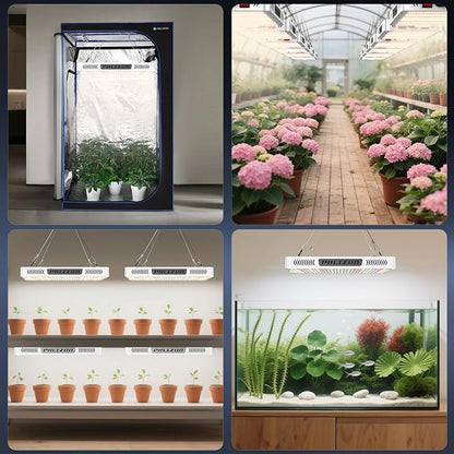 Phlizon pro2000W High Power Led Grow Light with High Yield Diodes Full Spectrum LED Grow Lights for Indoor Plants Greenhouse Veg Bloom Light Hydroponic Grow Lamp