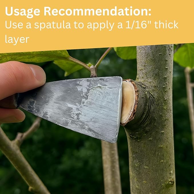 28 oz Transparent Tree Pruning Sealer - Tree Wound Sealer - Protective Coating for Pruning Cuts & Grafting Ideal for Tree Bark & Branch Care