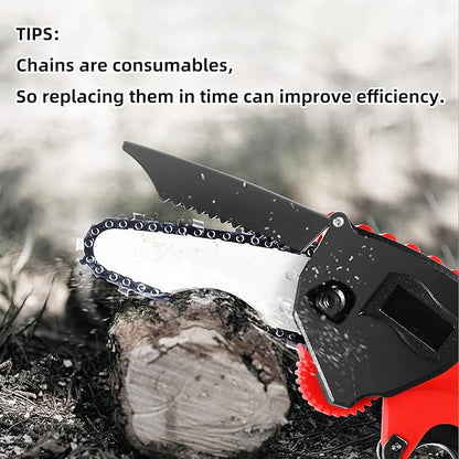 [2 Pieces] GTA 26 4 Inch Mini Chainsaw Chain for Stihl GTA 26 Replace Blade Pruner Mini Chainsaw Hand Held 4" Replacement Chains for Cordless Electric Portable Mini Chainsaw for Wood Branch Cutting