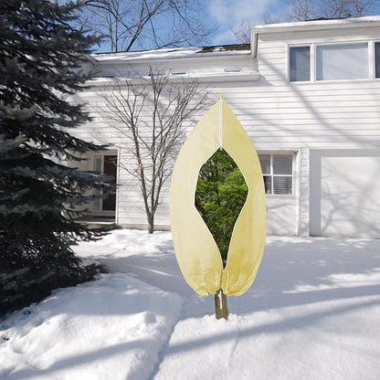 Frost Cloths for Outdoor Plants, 86" X 94" Plant Covers for Winter, 2 Packs Frost Blankets for Outdoor Plants, Frost Cover with Zipper Drawstring | Plant Covers Freeze Protection