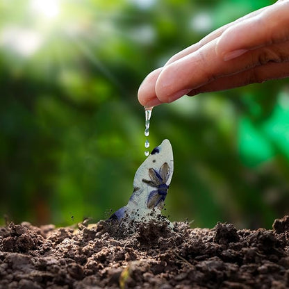 Wildflower Seed Paper - Set of 24 Purple Hummingbird-Shaped with Envelope and Planting Instruction, Writable & Plantable Gift for Plant Lover, Use for Funeral, Memorial, & Life Celebration