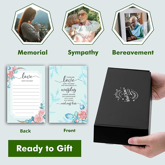 Sympathy Memorial Wind Chimes Bereavement Memorial Gifts for Loss of Sister Sympathy Memorial Gifts for Loss of Loved One in Memory of Sister