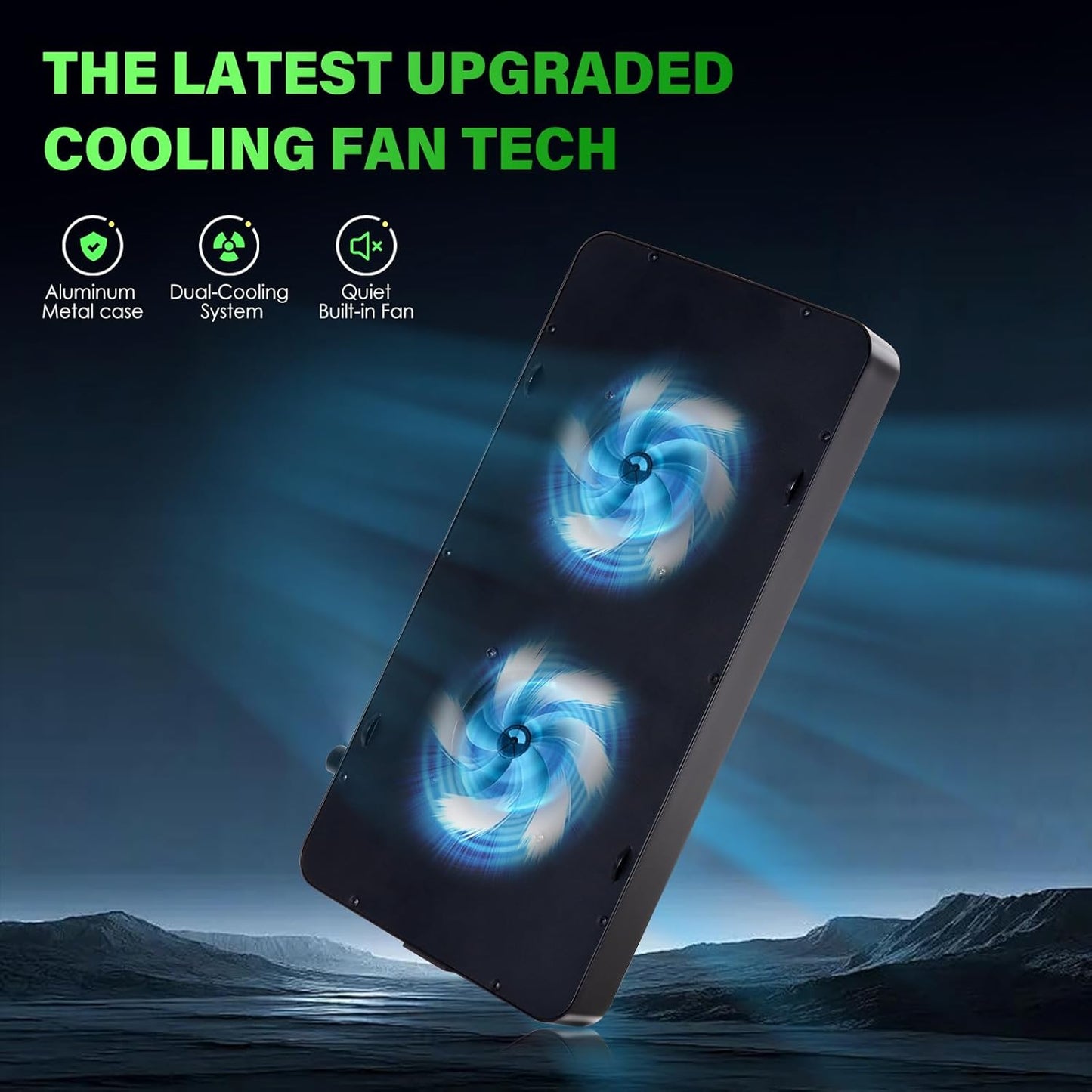 FOXGARDEN Upgrade 6000 Lumen LED Grow Light, Full Spectrum Hanging Plant Light with 5 Dimmable Settings, Dual Built-in Fans, and Extended-Length Design, Ideal for Seed Starting and Indoor Growing