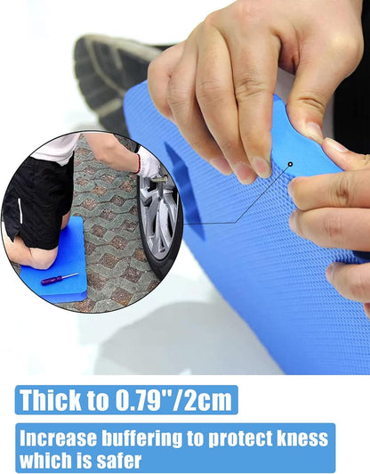 YWSHF 2 PCS Garden Kneeling Pad,Knee Mat Waterproof Foam Knee Pads for Gardening,Cleaning,Baby Bath,Yoga,Praying and Exercise 15.745'' x 7.09'' x 0.79''