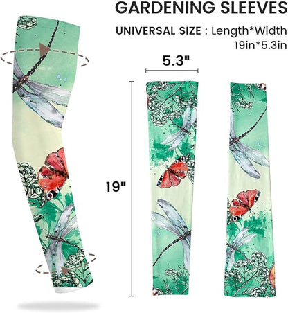 Gardening Sleeves Farm Sun Protection Arm Cooling Sleeves Thorn Proof Garden for Women Men with Thumb Hole