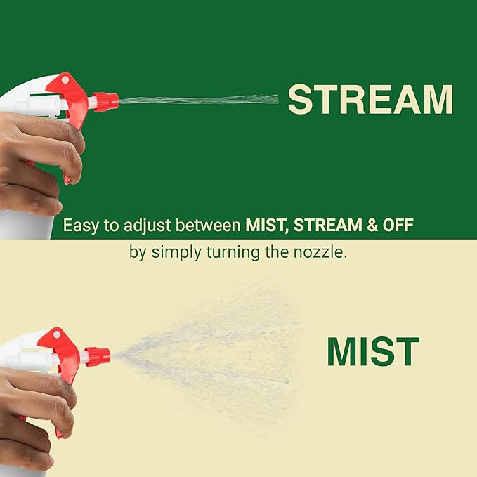 Heluva Green Spray Bottle Nozzle Replacement, Bottle Tops Only - Sprayer Nozzle Triggers for Heavy Duty, Commercial, Home Cleaning Solutions - Fits 8,16,24,32 oz Plastic & Glass Bottles, Red 13 pack