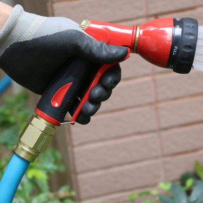 STYDDI Metal Heavy-Duty 5/8-inch Garden Hose Connector Repair Fittings, Premium Aluminum-Alloy Female and Male End-Hose Mender, 5/8" Water Hose End Coupler Replacement, 2 Set