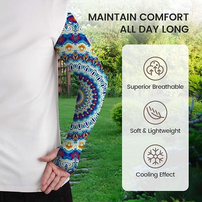 Gardening Sleeves for Women Farm Sun Protection Thorn Proof Cooling Arm Sleeves to Cover Arms for Garden Sports