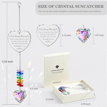 Memorial Gifts, K9 Suncatcher Sympathy Gifts for Loss of Loved One, Bereavement Gift Idea for Loss, Sympathy Memorial Gifts for Loss of Mom Dad, Grief Gifts for Funeral Bereavement Daily Remembrance