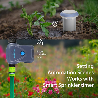 Smart WiFi Soil Moisture & Temperature Sensor - Hub-Free Soil Meters for Lawn, Garden, Greenhouse, Real-Time App Alerts IP65 Waterproof | Compatible with Smart Life/Tuya App | Gardening Gift
