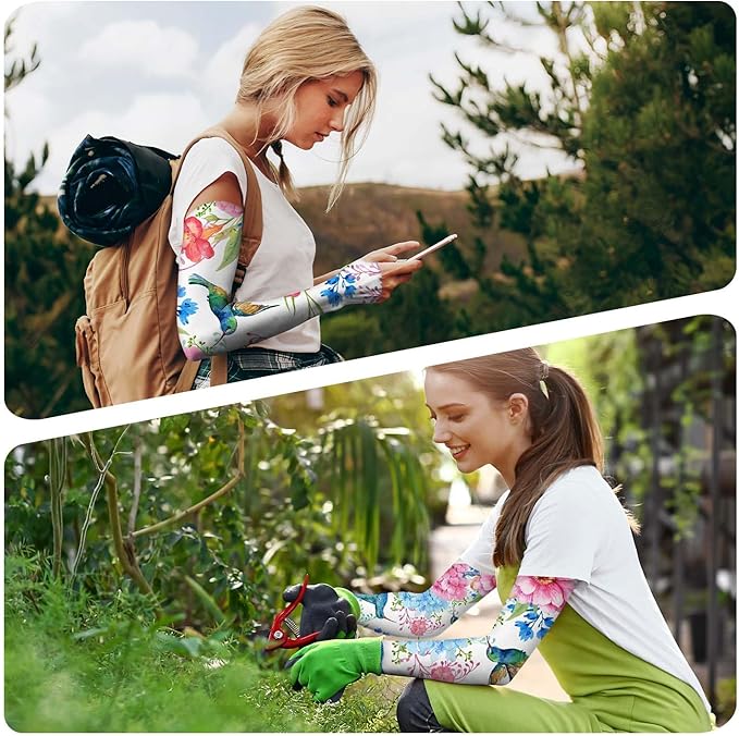 Gardening Sleeves for Women Farm Sun Protection Thorn Proof Cooling Arm Sleeves to Cover Arms for Garden Sports