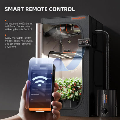 Spider Farmer 5L Smart Humidifier and SF1000 Grow Light