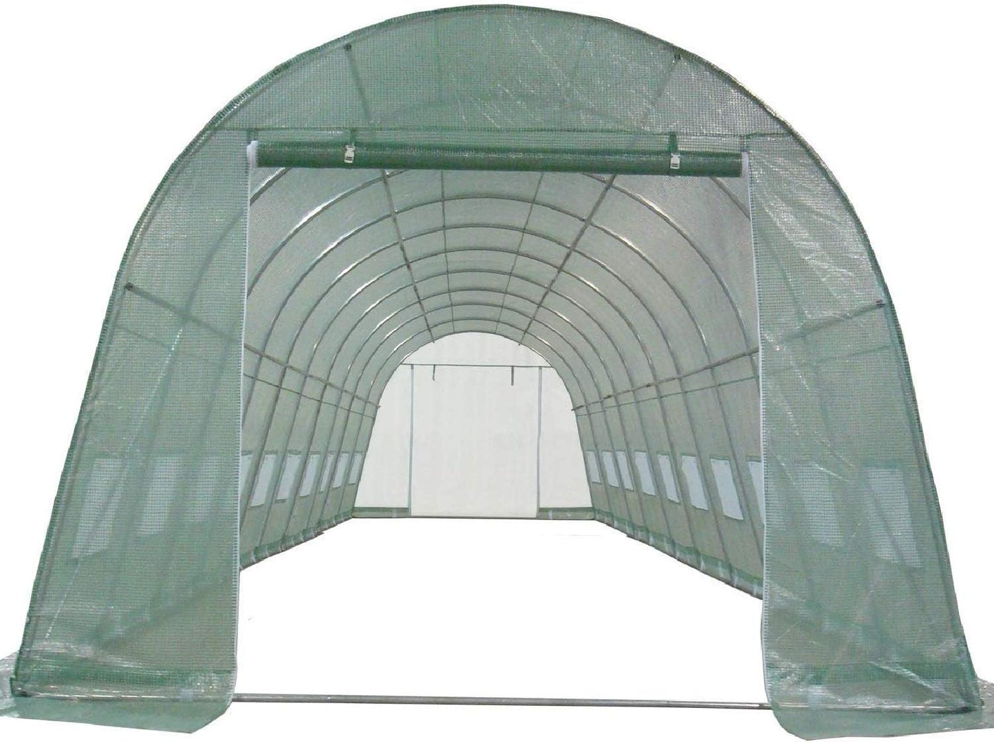 DELTA 33'x13' Greenhouse (Weighing 196 lbs ), Heavy Duty Hothouse Nursery,Large Walk-in Tunnel Design Greenhouses for Outdoor, Upgraded Frame and Reinforced PE Cover,Screen Vents