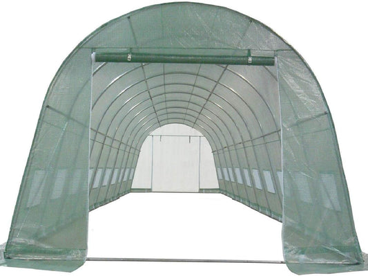 DELTA 33'x13' Greenhouse (Weighing 196 lbs ), Heavy Duty Hothouse Nursery,Large Walk-in Tunnel Design Greenhouses for Outdoor, Upgraded Frame and Reinforced PE Cover,Screen Vents