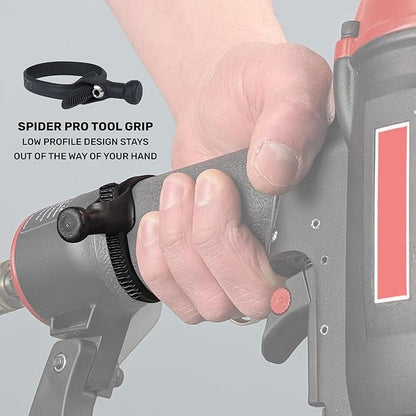Spider Tool Holster - Improve The Way You Carry Your Power Drill, Driver, Multitool, Pneumatic, Multi-Tool and More on Your Belt - Compatible With All Major Tool Brands