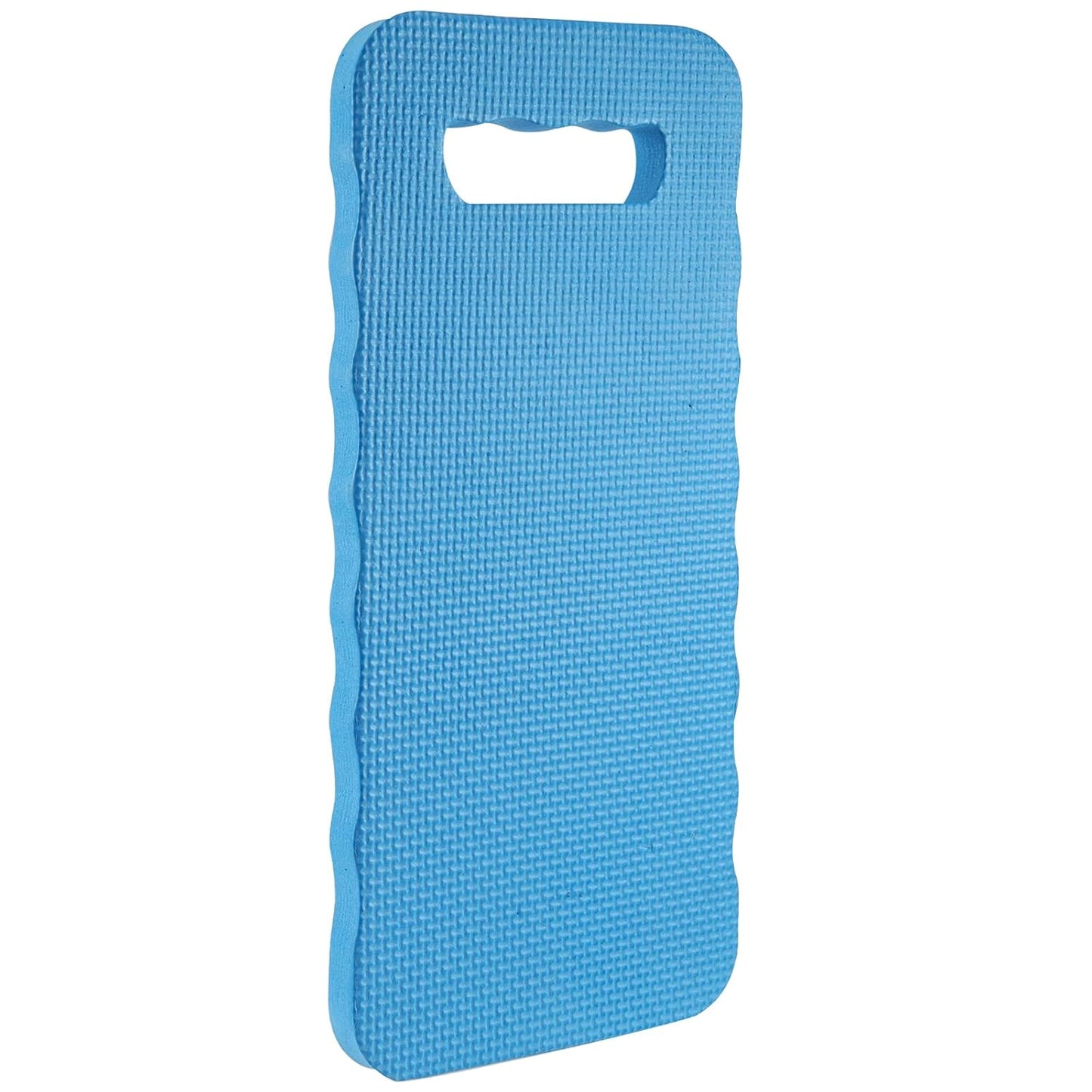 SHEUTSAN 12 Pack 16 x 8 x 1 Inch Thick Kneeling Pad, Garden Kneeling Pad with Pre-Cut Handle, Knee Pad Floor Kneeler for Gardening, Bath, Exercise, Repair Work, Aqua Blue