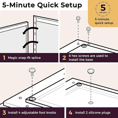 Outdoor Metal Planter Box 26Wx10Dx16H, Large Rectangular Trough Planters, Easy 5-Min Assembly, Modern Plant Container with Drainage Holes, Heavy Duty, Weather Resistant, Black