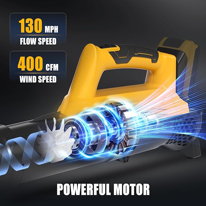 Cordless Hedge Trimmer+String Trimmer+Leaf Blower Combo Compatible with Dewalt 20v Max Battery(Tool Only), Cordless Weed Wacker & Shrub/Bush Trimmer & Electric Leaf Blowers for Lawn Care, Garden, Yard