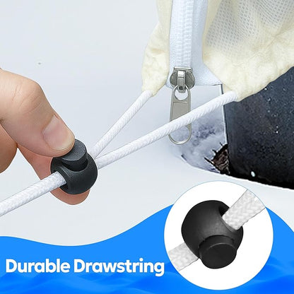 MIXC Plant Covers Freeze Protection, 47.2''×70.8'' Winter Cold Weather Frost Blankets Shrub Jacket with Drawstring Reusable Frost Protection Cloth for Outdoor Plants Fruit Tree Potted (4 Pack)