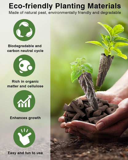 Gourmet Herbs Seed Pod Kit for AeroGarden, iDoo, Ahopegarden, MUFGA with Basil, Parsley, Thyme, Mint, Cilantro, Dill, Oregano - Compatible with All Hydroponics (12-Pod)