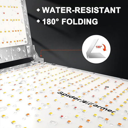 SPIDER FARMER SF7000, Samsung LM301B Diodes Led Grow Light, Full Spectrum Plant Grow Light, 650W Dimmable & High Efficiency & Uniform PPFD Commercial Lamps for Seedling Veg & Bloom In 5x5 Grow Tent