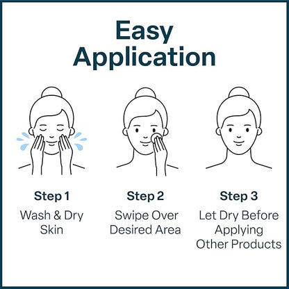 Pore Refining Toner Pads with Salicylic Acid and Niacinamide in a Witch Hazel Solution - With Vitamins B5, C & E, Chamomile & Green Tea - Helps Reduce the Look of Enlarged Pores