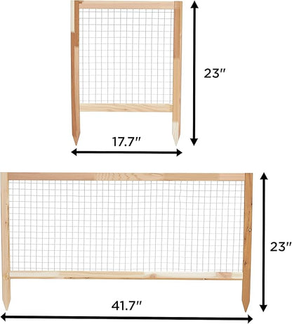 Jumbl Raised Canadian Cedar Garden Bed | Garden Beds Outdoor | Elevated Wood Planter for Growing Fresh Herbs, Vegetables, Flowers, Succulents & Other Plants at Home | Great for Outdoor | 48x48x10”