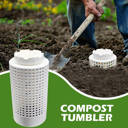 In Ground Worm Composter - Compost Bin with Vent Holes | Worm Bins Farm Starter Kit | Outdoor Vermicomposting Container for Experienced Organic Gardening Enthusiasts Yard Lawn Fish Pond