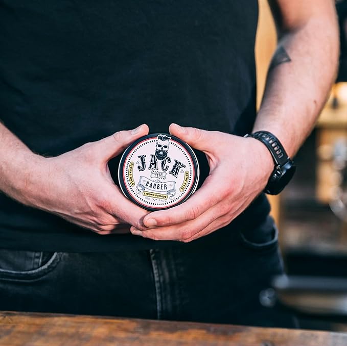 Pomade, Firm All-Day Hold, High Shine for Classic Styling, Easy to Wash Out, Vegan and Mineral Oil-Free, For All Hair Types