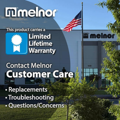 Melnor 65118-AMZ XT Metal Turbo Oscillating Sprinkler with QuickConnect Product Adapter Amazon Bundle, 4000 sq. ft. Coverage