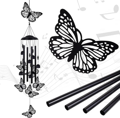 Outdoor Butterfly Wind Chimes Decorate, Memorial Wind Chimes, Wind Catcher, Mobile Butterfly Wind Bells for Home, Yard, Tree, Patio, Garden Decor, Gifts for Butterfly Lovers, Festival Gifts for Mom