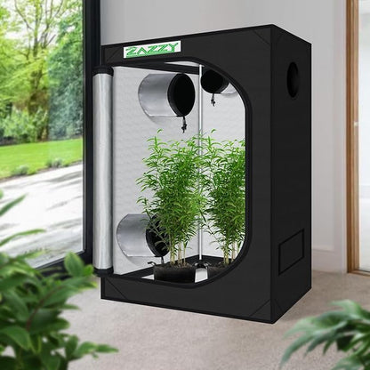 zazzy Tent for Plants Indoor, 48"x24"x60" Grow Tents Plant Tent 600D Mylar Reflective Grow Tent for Hydroponics Indoor Growing 4x2