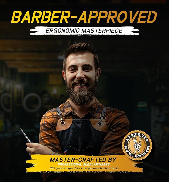 Professional Hair Cutting Scissors - SUS 440C & Cobalt Stainless Steel Barber Shears Fine Adjustment Tension Premium Shears for Hair Cutting (Hair Cutting Scissors S5, 5.5 Inches)