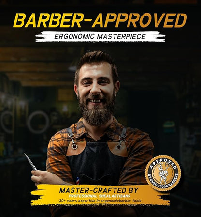 Professional Hair Cutting Scissors - SUS 440C & Cobalt Stainless Steel Barber Shears Fine Adjustment Tension Premium Shears for Hair Cutting (Hair Cutting Scissors S4, 6.0 Inches)