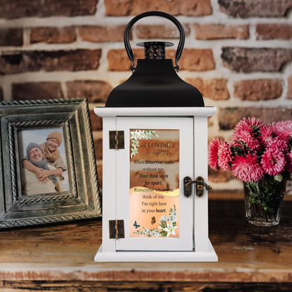 Memorial Lantern - Bereavement Sympathy Gifts for Loss of Loved One Memorial Gifts for Loss of Mother Loss of Father Remembrance Gifts
