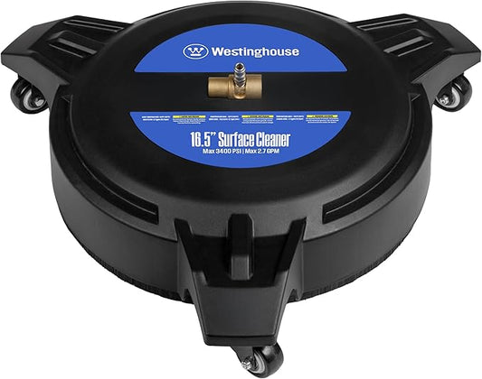 Westinghouse Universal 16.5" Pressure Washer Plastic Surface Cleaner Attachment - 3400 Max PSI, 1/4” Connector - for Gas and Electric Pressure Washers