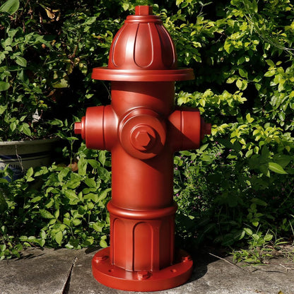 Large Dog Puppy Pee Post and Gift - 25 Inch High Fire Hydrant Garden Decor Statue, Training Tool