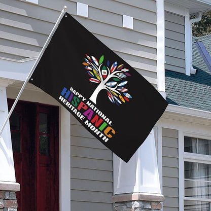 Hispanic Heritage Month Decorations Latin American Flag 3 x 5 ft Outdoor Yard Hispanic Heritage Month Banner Spanish Classroom Decorations Poster