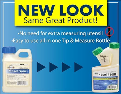 Liquid Harvest Mesotrione - 8oz - Mesotrione Concentrate (Compare to Tenacity) - Pre and Post-Emergent Weed Killer for Lawn and Turf Grasses