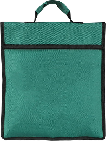 Garden Kneeler Tool Bag Stool Pouch Seat Storage Tote Hanging Organizer with Handle Pockets Waterproof Portable Gardening Kneeling Chair Bag Hand Tool Holder Bag for Outdoor Gardening