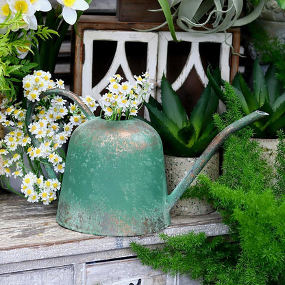 Large Watering Can Metal,Watering Can with Long Spout for Outdoor and Indoor Houseplants, 120oz/3.8L Large Plant Waterer