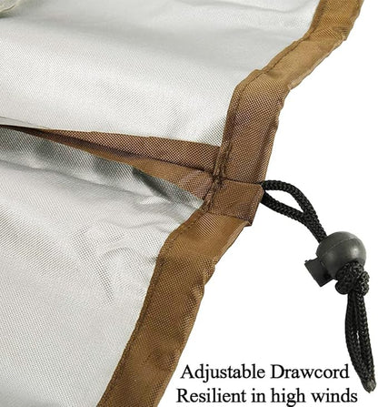 Outdoor Water Fountain Cover Waterproof Heavy Duty Cover for Winter Outdoor Garden Large Fountain Statue 44 Inch Diameter, 80 Inch Tall