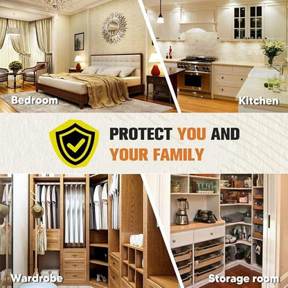 Pest Repellent, Mouse Repellent, Rodent Repellent for Indoor/Outdoor, Natural Rat Repellent for House, Keep Mice, Roach, Ant and Spider Away from Home, Protects 120 sq ft - 8P